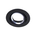 Noxion Encastré Spot Drome MR16 inclinable Noir | Diamètre 69mm - GU10 Culot