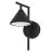 Ledvance LED Decor Applique Murale Fuji Noir 5W 180lm - 930 Blanc Chaud| Meilleur Rendu Des Couleurs